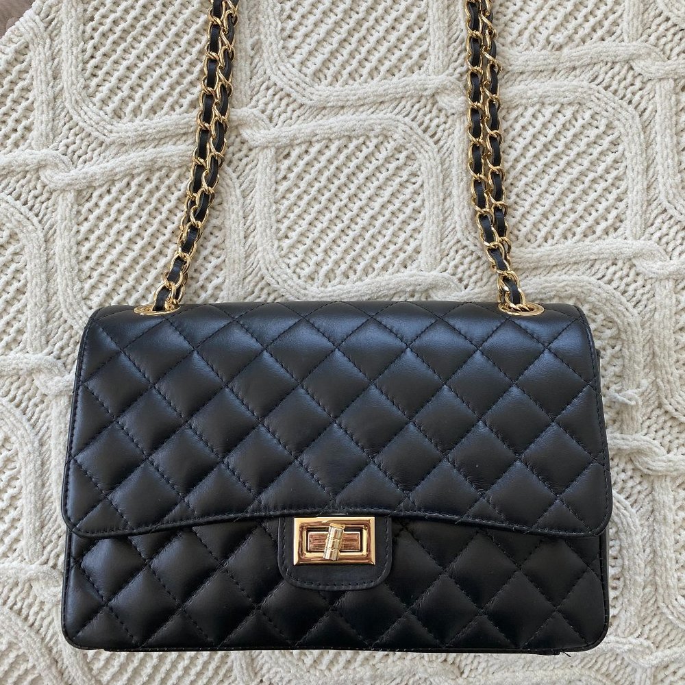 Black & Gold Handbag